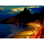 Рио ночью 